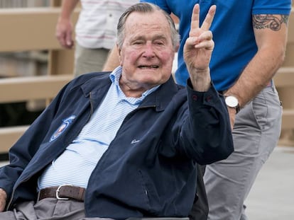 El expresidente George H. Bush, el pasado mayo.