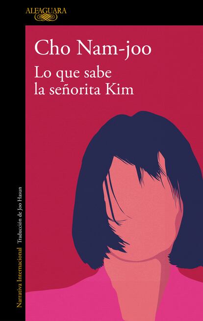 Portada de 'Lo que sabe la señorita Kim', de Cho Nam-joo.