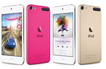 O novo iPod Touch recém apresentado.