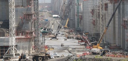 Obras de ampliaci&oacute;n del Canal de Panam&aacute;.