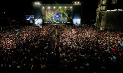 Escenario de la Notte della Taranta.