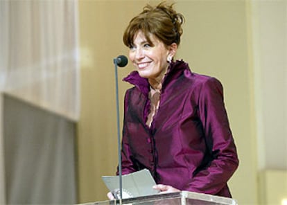 Mercedes Sampietro, presidenta de la Academia de Cine, en la última gala de los Goya.

 / BERNARDO PÉREZ