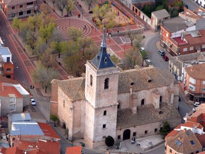 Vista de Villarubuia de los Ojos (Ciudad Real), donde este domingo se produjo un crimen machista.