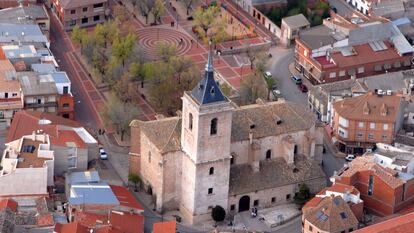 Vista de Villarubuia de los Ojos (Ciudad Real), donde este domingo se produjo un crimen machista.