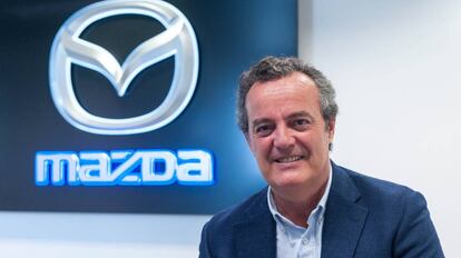 José María Terol, presidente y consejero delegado de Mazda Automóviles España, en las oficinas de la compañía en Madrid