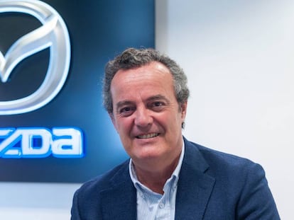 José María Terol, presidente y consejero delegado de Mazda Automóviles España, en las oficinas de la compañía en Madrid