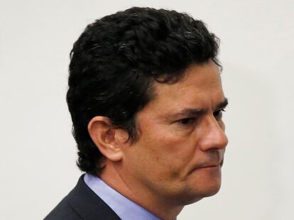 O ex-ministro Sergio Moro, em 24 de abril.