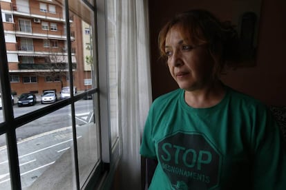 María Ángeles Sánchez, una de les beneficiades per la llei catalana antidesnonaments.