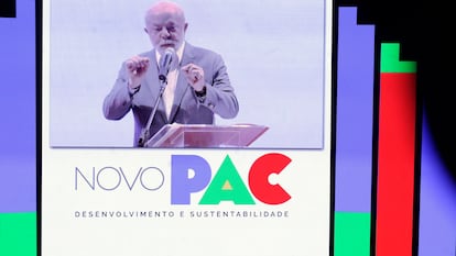 El presidente Luiz Inácio Lula da Silva participa en la presentación del nuevo Programa de Aceleración del Crecimiento