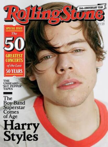 La portada de Rolling Stone, protagonizada por Harry Styles.