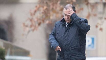 El comisario Enrique García Castaño, alias 'El Gordo', en la Audiencia Nacional.