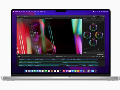 Imagen del MacBook Pro de 16 pulgadas presentado este lunes por Apple.