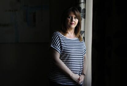 Suzana Grubjesic, vicepresidenta del Gobierno de Serbia, antes de la entrevista.