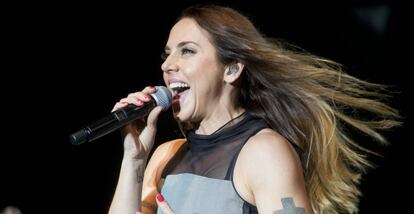 Melanie C en el Cornbury Music Festival, el pasado 2014. 