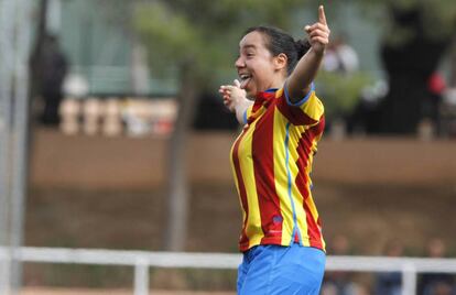 Corral en un partido con el Levante