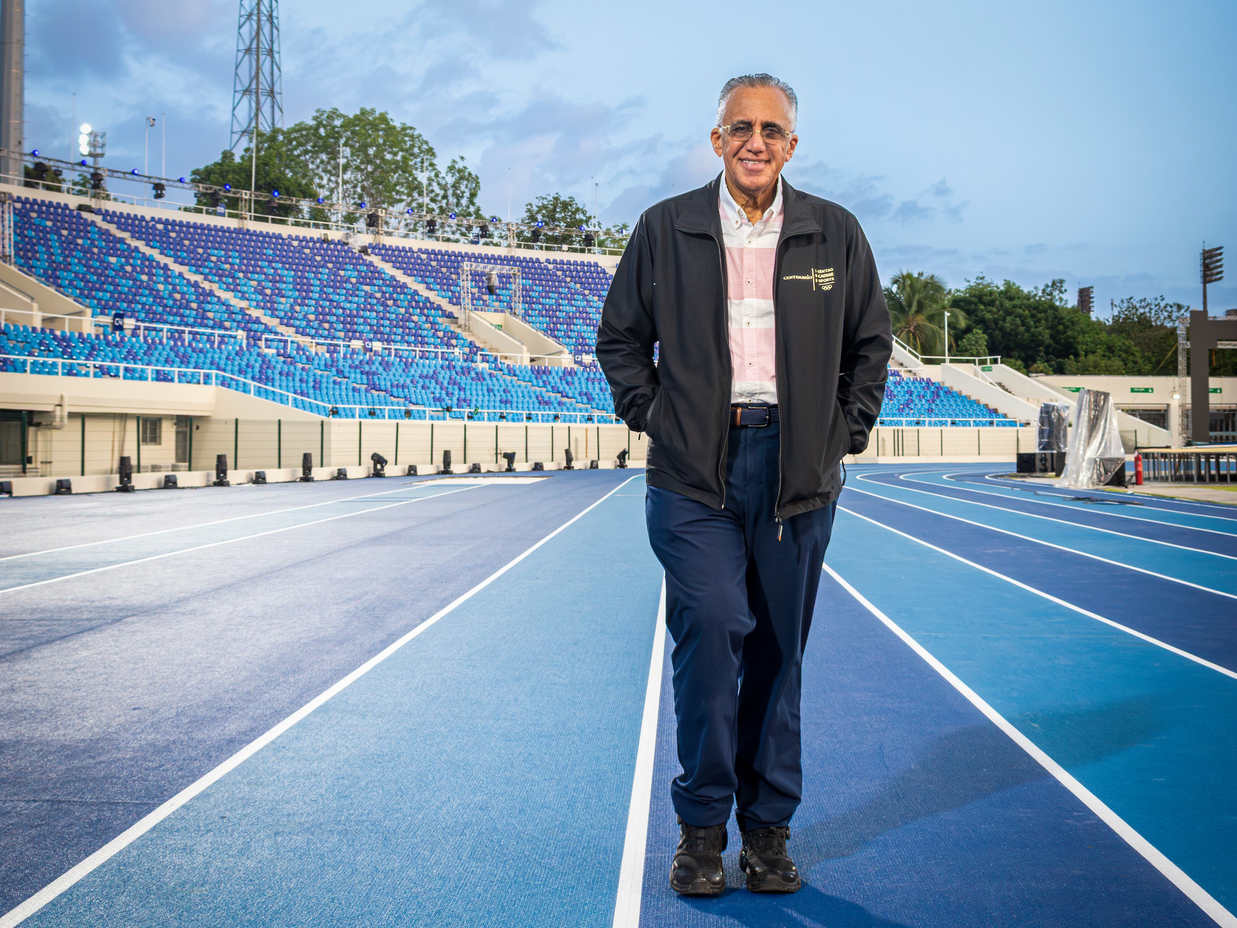 Luis Mejía en el Estadio Olímpico Félix Sánchez, el 18 de julio.