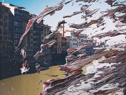 Fotografía de Gerhard Richter, en una exposición en la Fundación Telefónica.