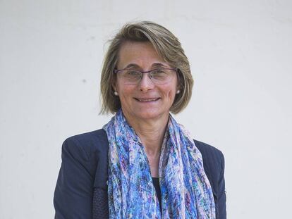 La candidata a rectora, la profesora Eva Alcón.