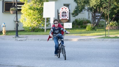 El joven actor Finlay Wojtak-Hissong en una imagen de 'Essex County'.