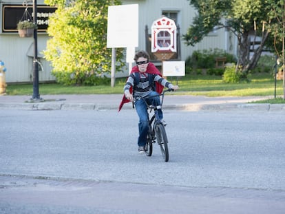 El joven actor Finlay Wojtak-Hissong en una imagen de 'Essex County'.