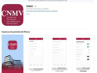 La CNMV lanza una app que permite recibir notificaciones en tiempo real