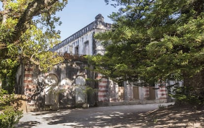 Fachada da casa comprada por Madonna em Lisboa.