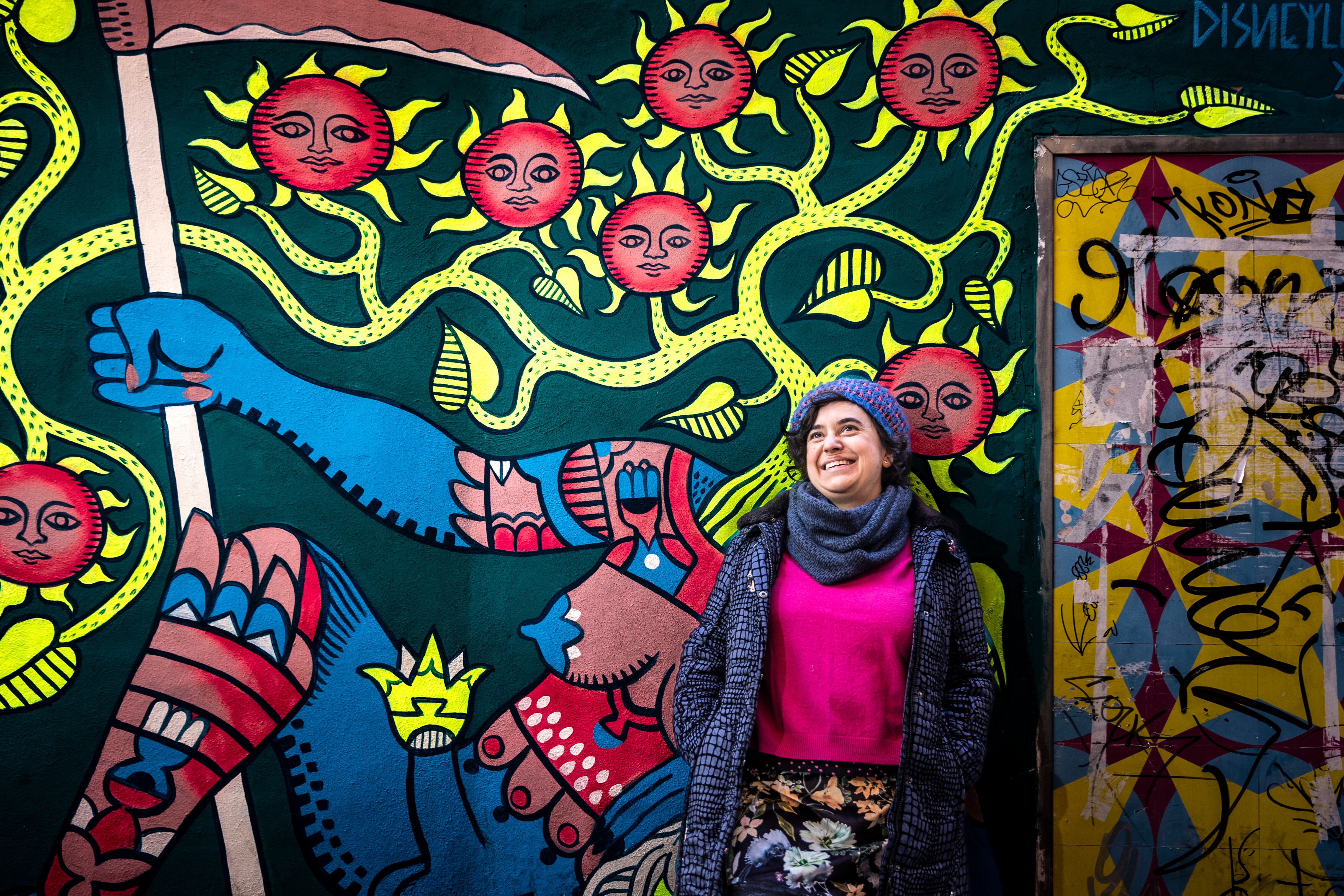 Puri Mascarell, fotografiada en el centro de Valencia.