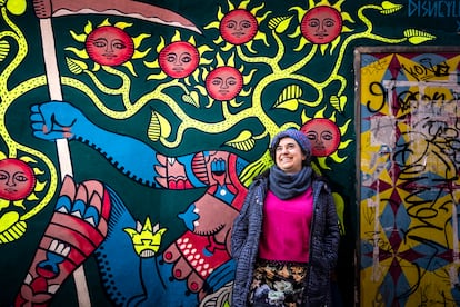 Puri Mascarell, fotografiada en el centro de Valencia.