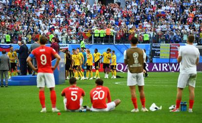 Belgíca recoge la medalla mientras los ingleses se lamentan. 