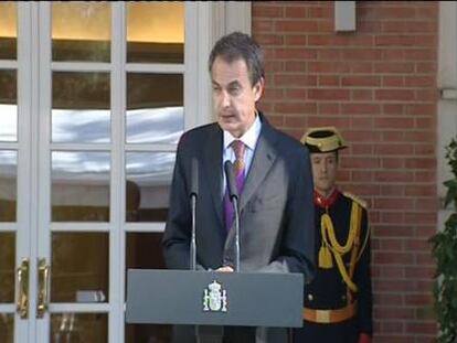 Zapatero: "No valen palabras a medias, ni justificaciones"