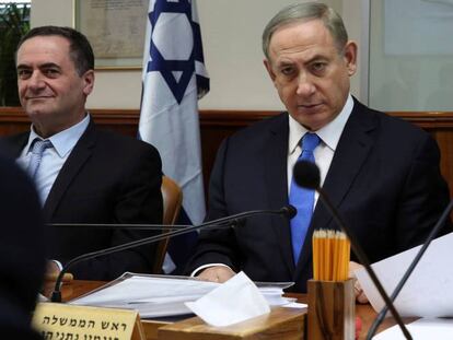 El primer ministro israel&iacute;, Benjam&iacute;n Netanyahu, en la reuni&oacute;n del Gobierno del d&iacute;a 4.