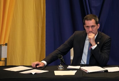 Juan Guaidó, en Caracas, en una imagen de archivo.