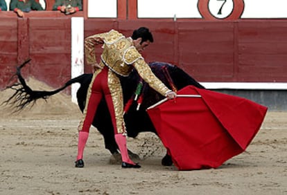 Sergio Martínez, ayer en Las Ventas.