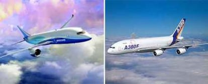 Boeing apuesta con el B787 por un tráfico punto a punto, frente al A380 de Airbus y los grandes centros de distribución de pasajeros.