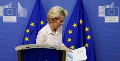 La presidenta de la Comisión Europea, Ursula von der Leyen.