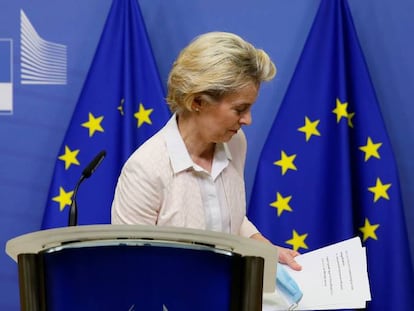 La presidenta de la Comisión Europea, Ursula von der Leyen.