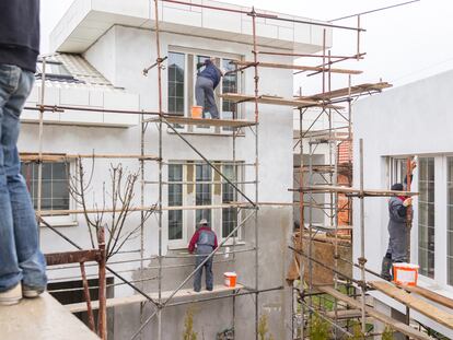 Andamios para los edificios eficientes