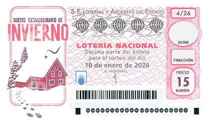 Sorteo Extraordinario de Invierno Lotería Nacional 2026