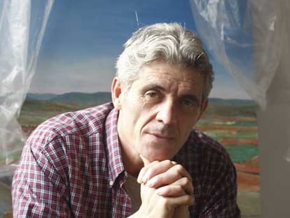 Paulino Cubero, en su casa.