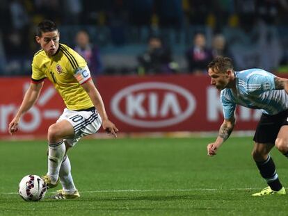 James trata de irse de Biglia.