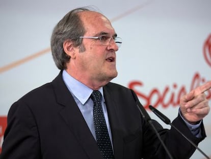 Angel Gabilondo durante la rueda de prensa en el PSM este jueves.