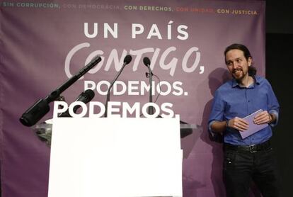 Pablo Iglesias, líder de Podemos.