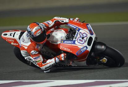 Dovizioso, el más rápido en la sesión de clasificación en el circuito de Losail.