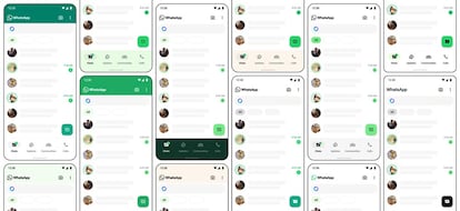 WhatsApp interfaz de usuario