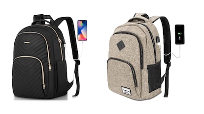 Dos de los colores en los que se comercializa esta mochila para portátiles. YAMTION. 