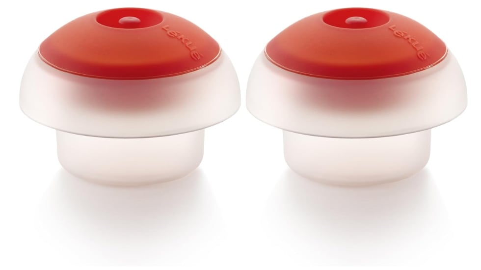 Estos cocedores de huevo están hechos con una silicona muy resistente.