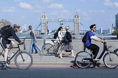 Londres tiene previsto invertir 100 millones de euros en su red ciclistas urbana en los próximos 10 años.