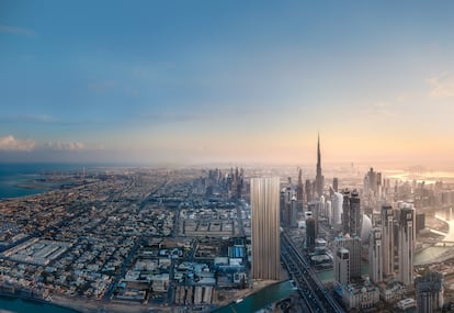 La torre Muraba Veil, proyectada por RCR en Dubái.