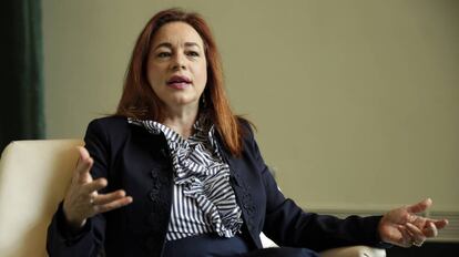 La ministra ecuatoriana de Exteriores, María Fernanda Espinosa