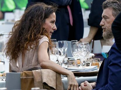 Telma Ortiz y Robert Gavin Bonnar, en el festival de Pedralbes, en Barcelona, el pasado junio.